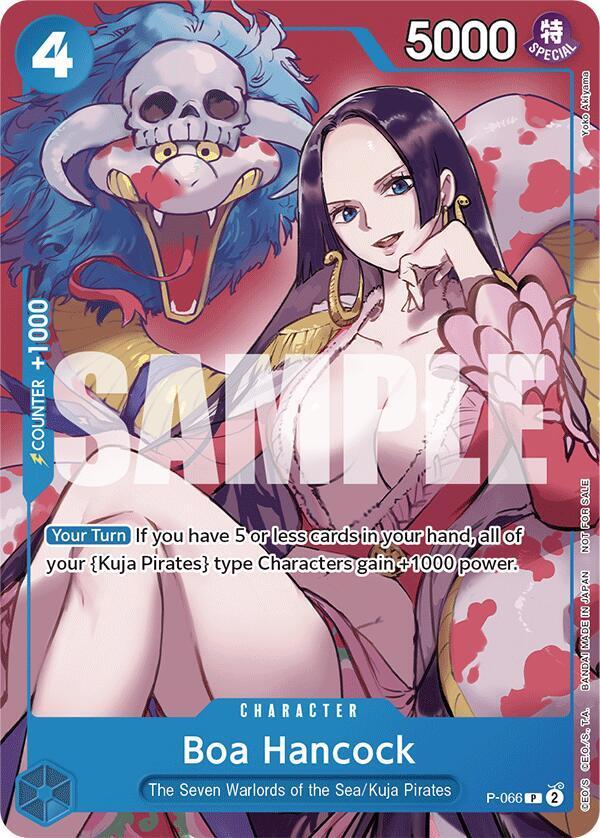 원피스 TCG 보아 행콕 P P-066 실드 배틀 Vol.2 프로모 (영문판) CGC 7.5