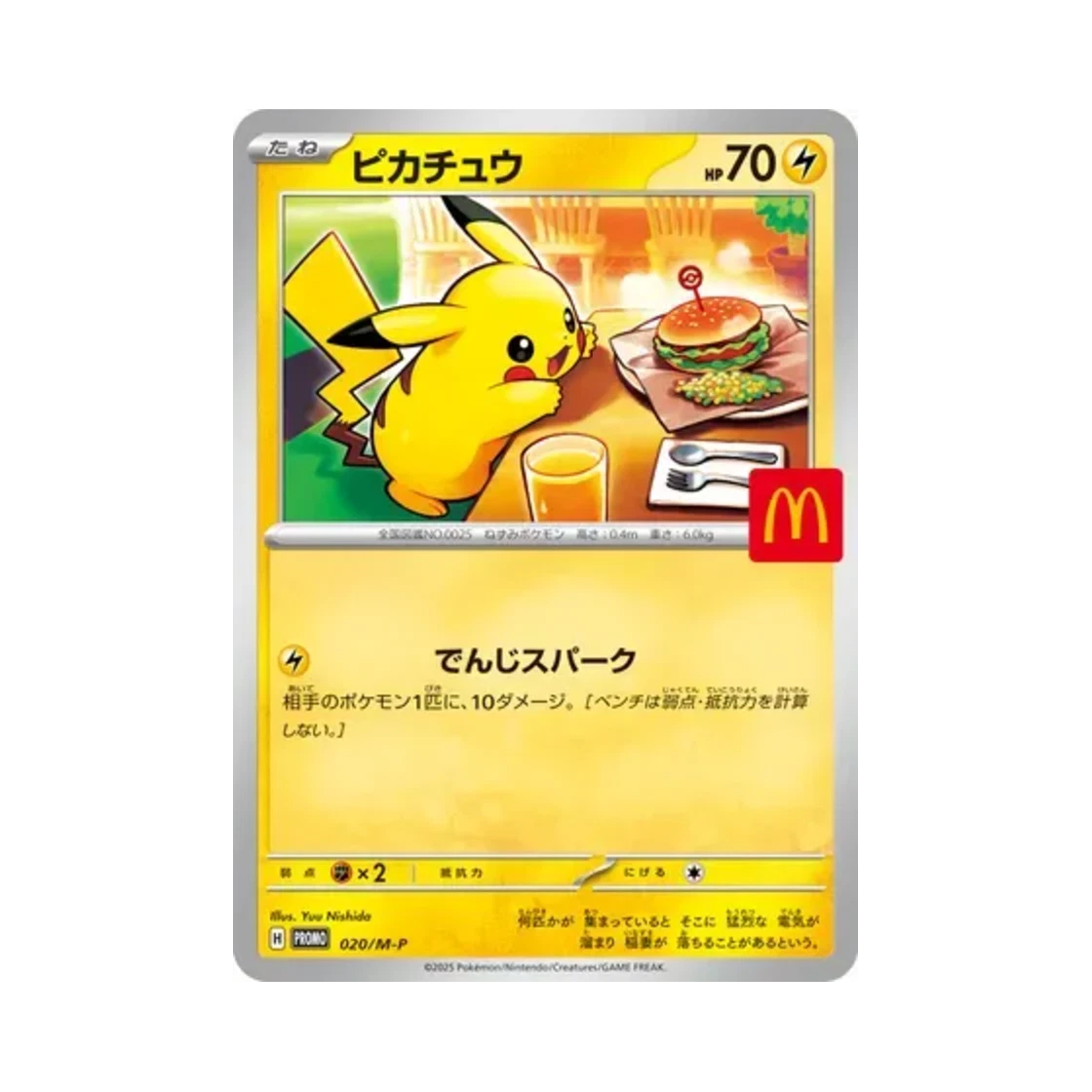 포켓몬 TCG 피카츄 P 메가 에볼루션 프로모카드 (일어판) PSA 10
