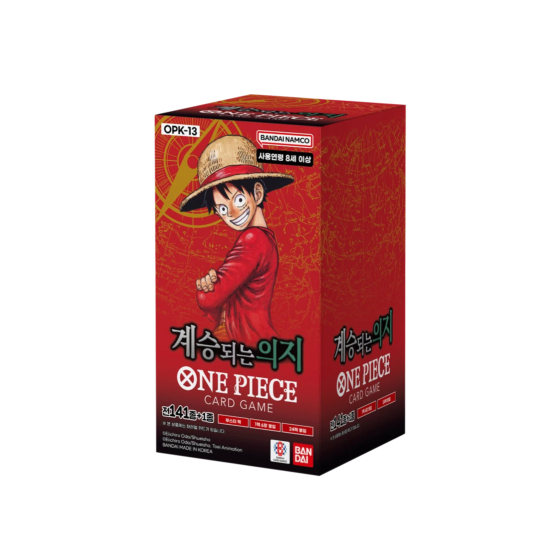 원피스 TCG OPK-13 부스터 팩 계승되는 의지 박스 (한글판)
