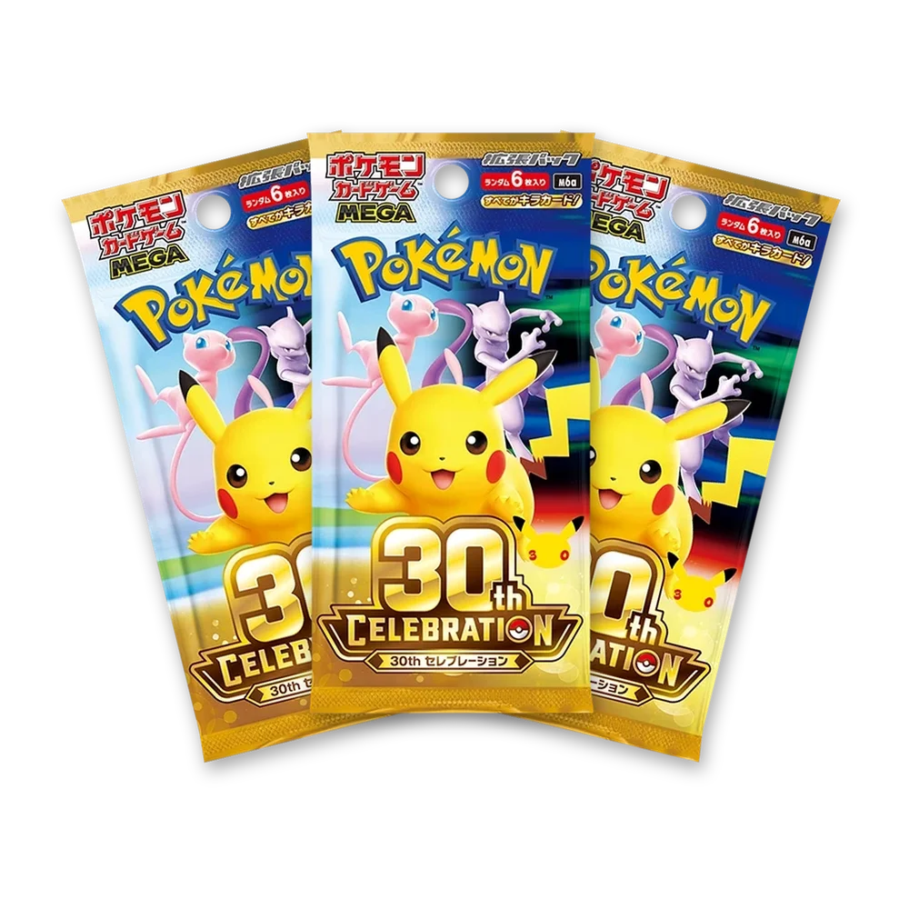포켓몬 TCG 메가 확장팩 30주년 기념 3팩 (일어판)